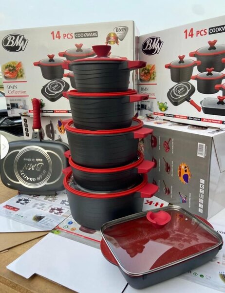 BMN 14pcs Nonstick cookware set