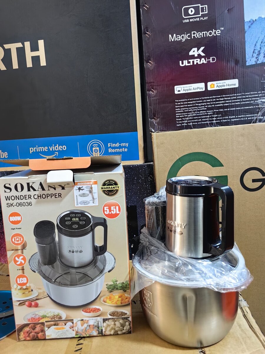 Sokany  multifunctional Wonder chopper machine 5.5 Liters