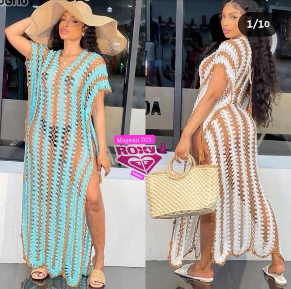 Robe de Plage en Crochet