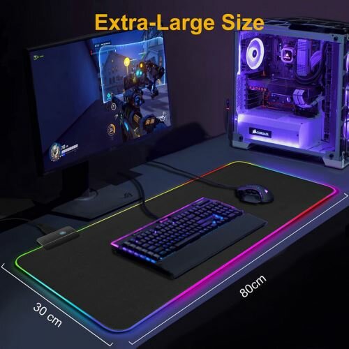 Tapis de souris RGB XXL