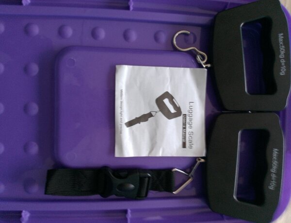 50kg Electronic Luggage Weigh Scale With LCD Display