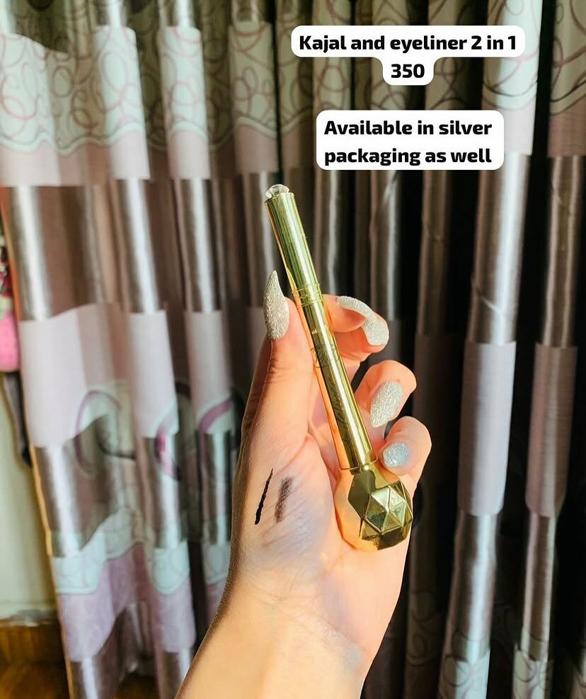 Kajal and eyeliner 2 in 1 