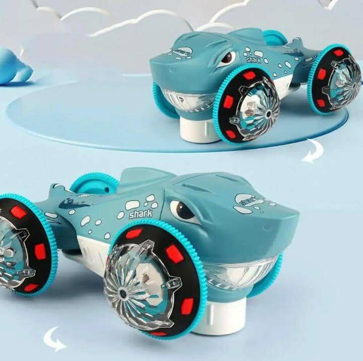 Voiture jouet de requin électrique rotative à 360 degré