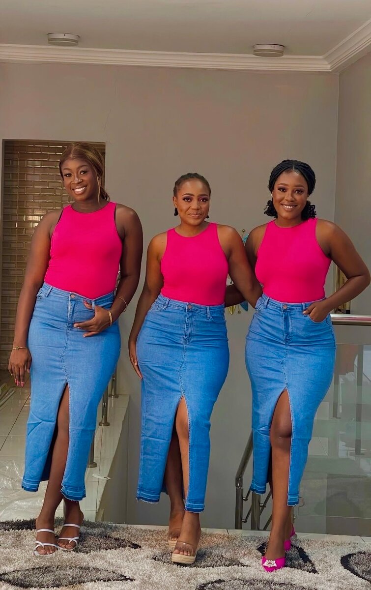 Jupe en Jean Longue Fendue