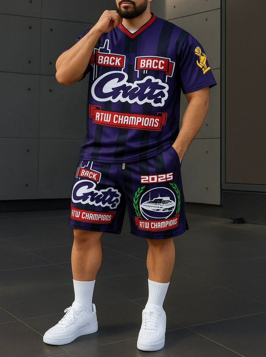 Tenue de sport rétro pour hommes