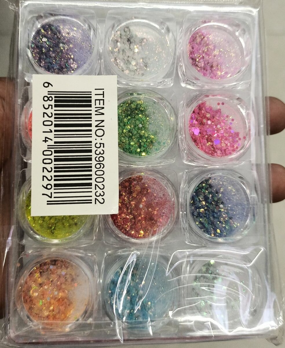 Ensemble paillettes pour ongle