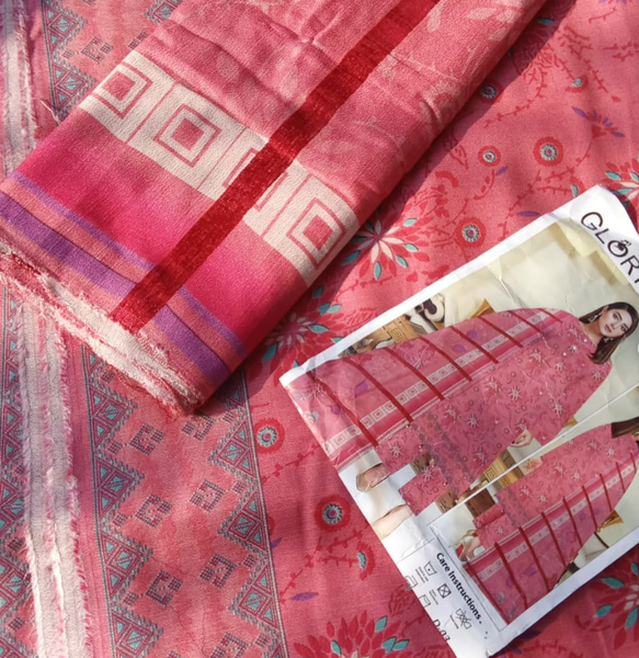 3 pcs Unstitched Suit 🤩