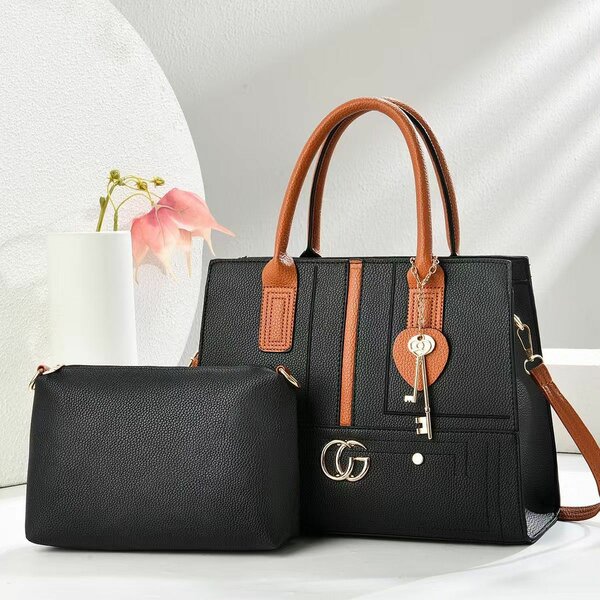 Ensemble Sac à Main Élégant en Cuir