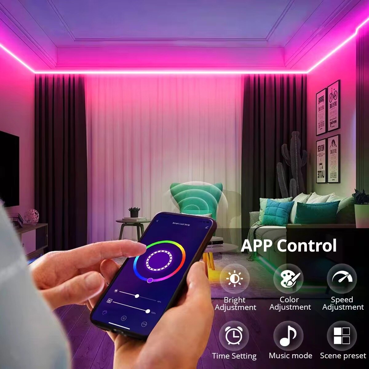 Guirlande LED RGB Intelligente