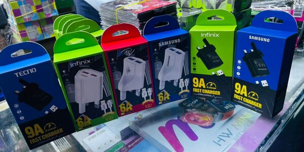 Flat pin fast chargers