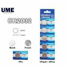 Piles bouton lithium CR2032