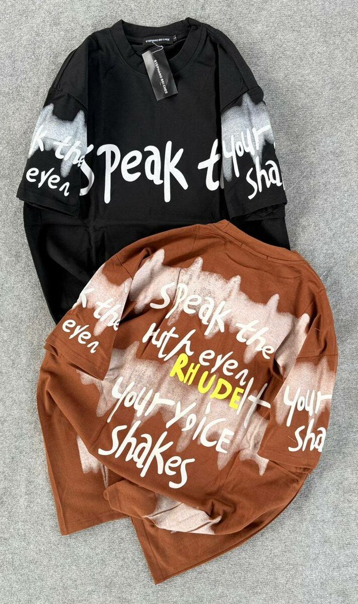 T-shirts graphiques style urbain