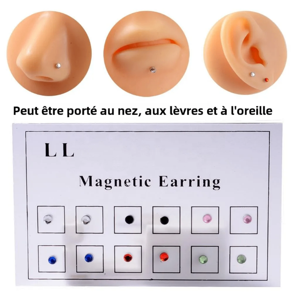 Boucles d'Oreilles Magnétiques