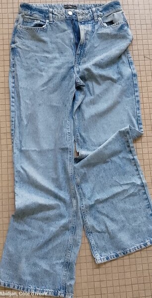 Jean bleu décontracté homme