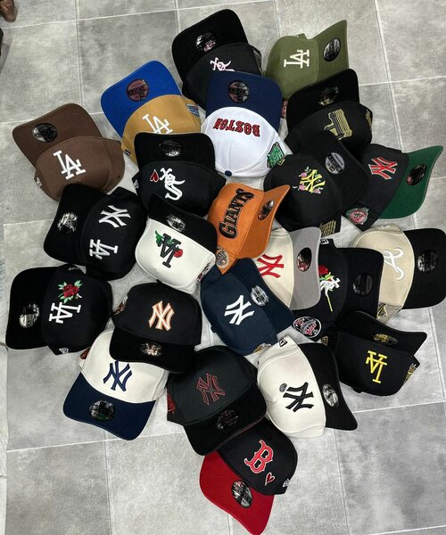 Colorful Baseball Caps Collection