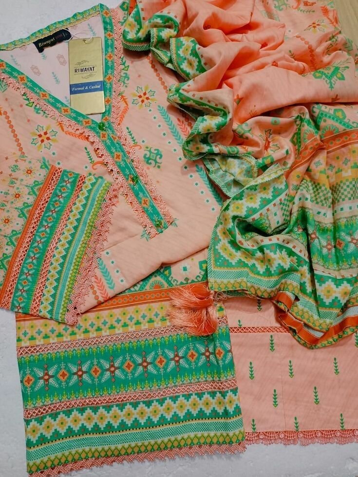 Khaddar 3 Peace Suit