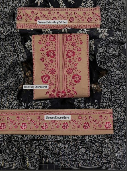 Printed lawn suit