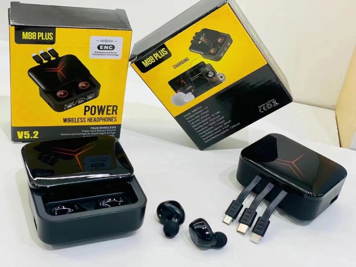 M88 Plus Wireless Earbuds