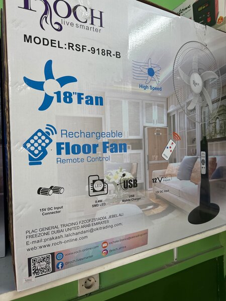 Ventilateur ROCH rechargeable