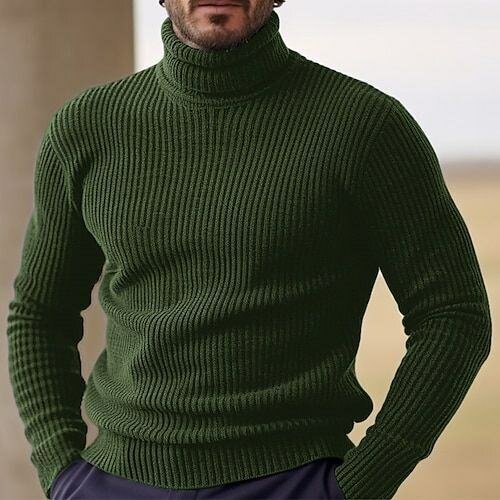 Pull col roulé tricoté Miluxas