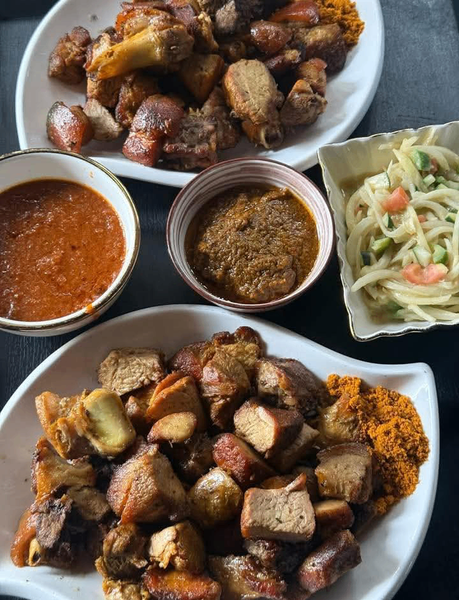 PORC AFRICAIN BRAISÉ