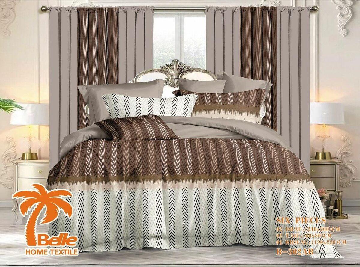 Ensemble draps et rideaux