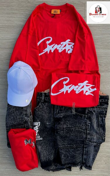 T-shirt rouge streetwear