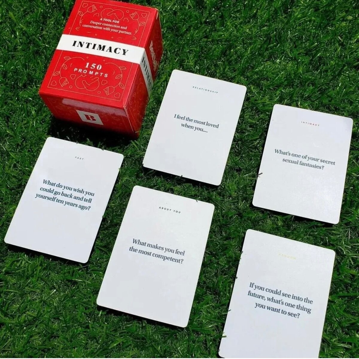Intimacy deck card game