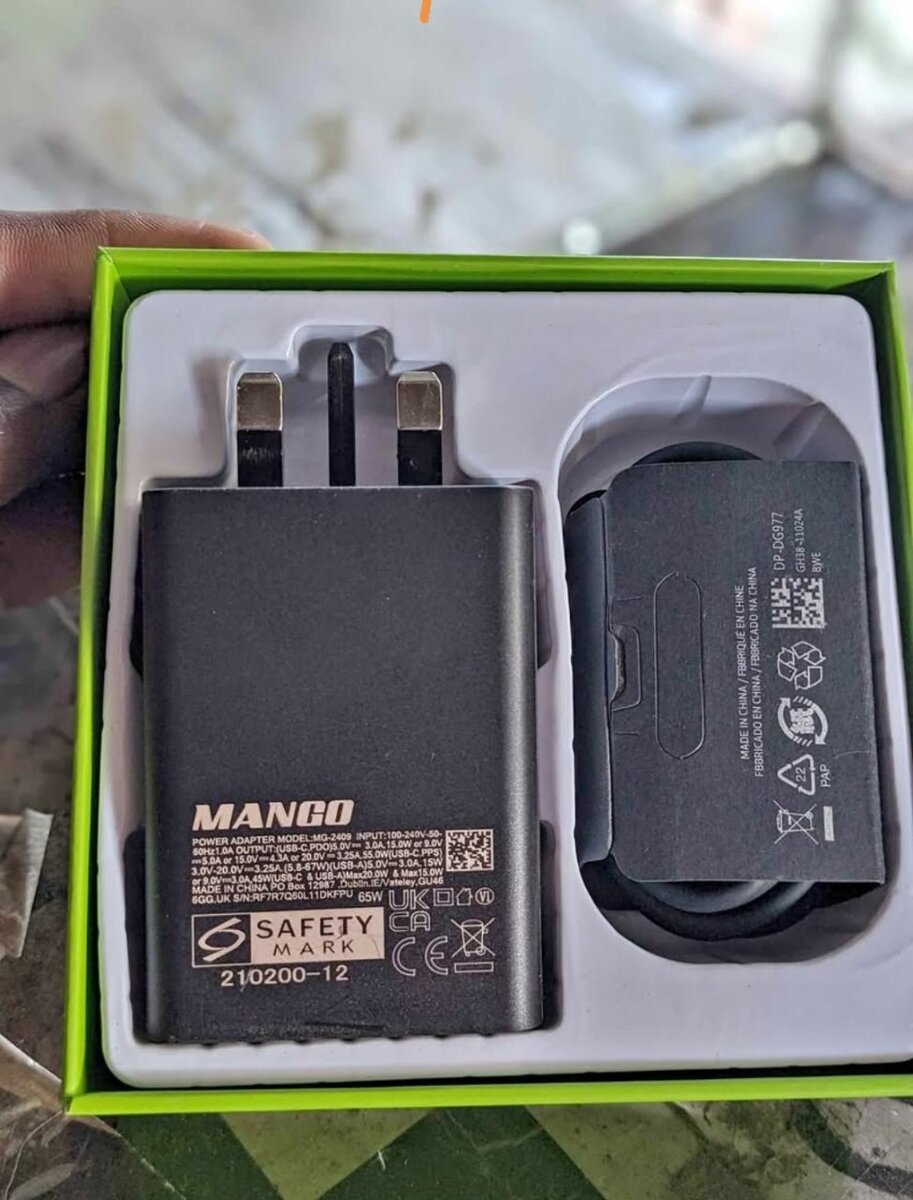 MANGO TYPE C FULL CHARGER 65W