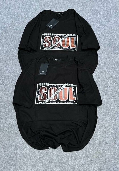 T-shirt Urban Soul Noir