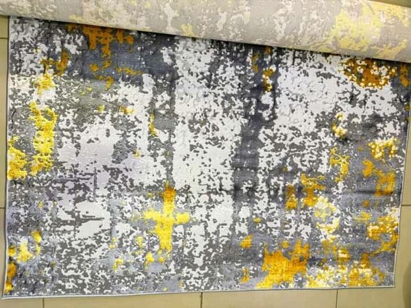 Grey-yellow carpet Size 160 x220