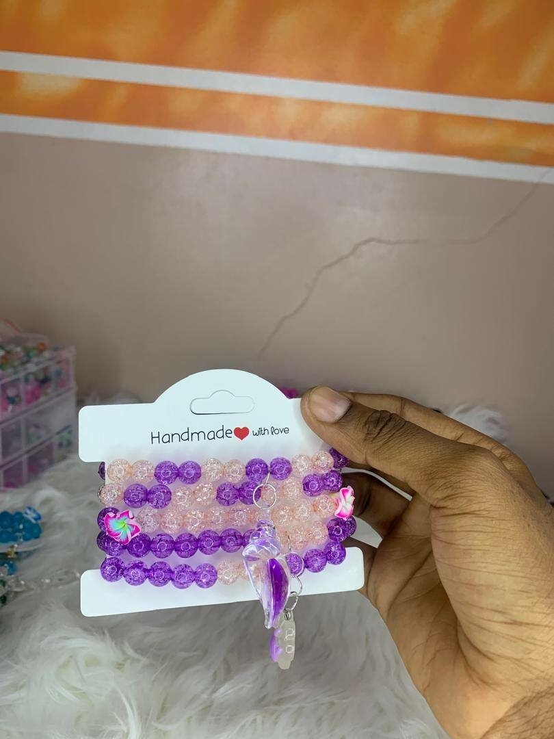 Bracelet en Perles Colorées