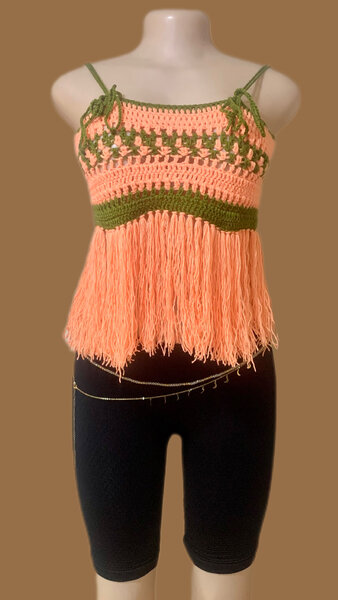 Débardeur bohème crochet