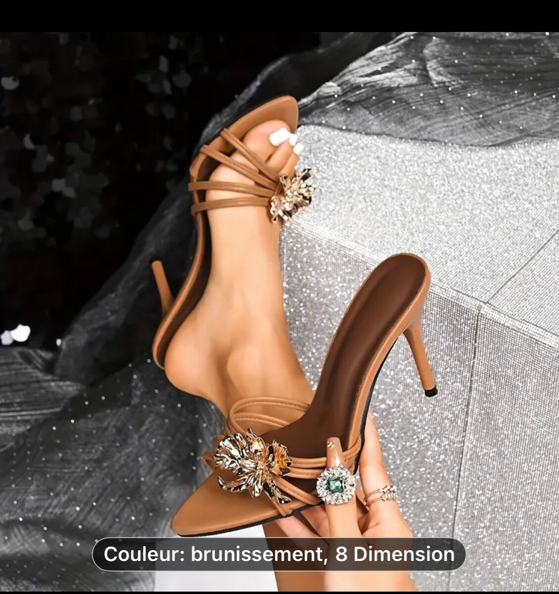 Sandales à talons élégantes