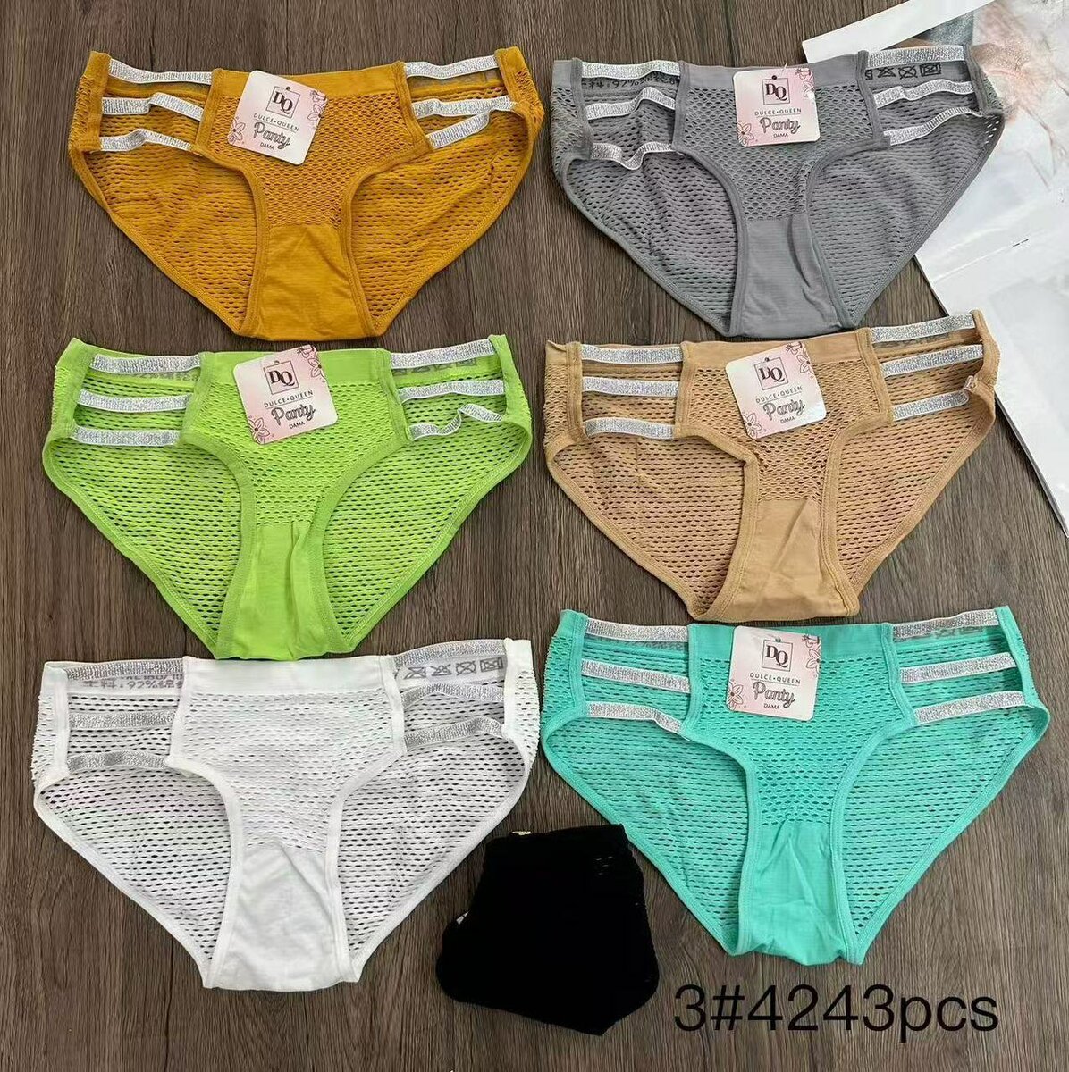 Culottes en dentelle respirante