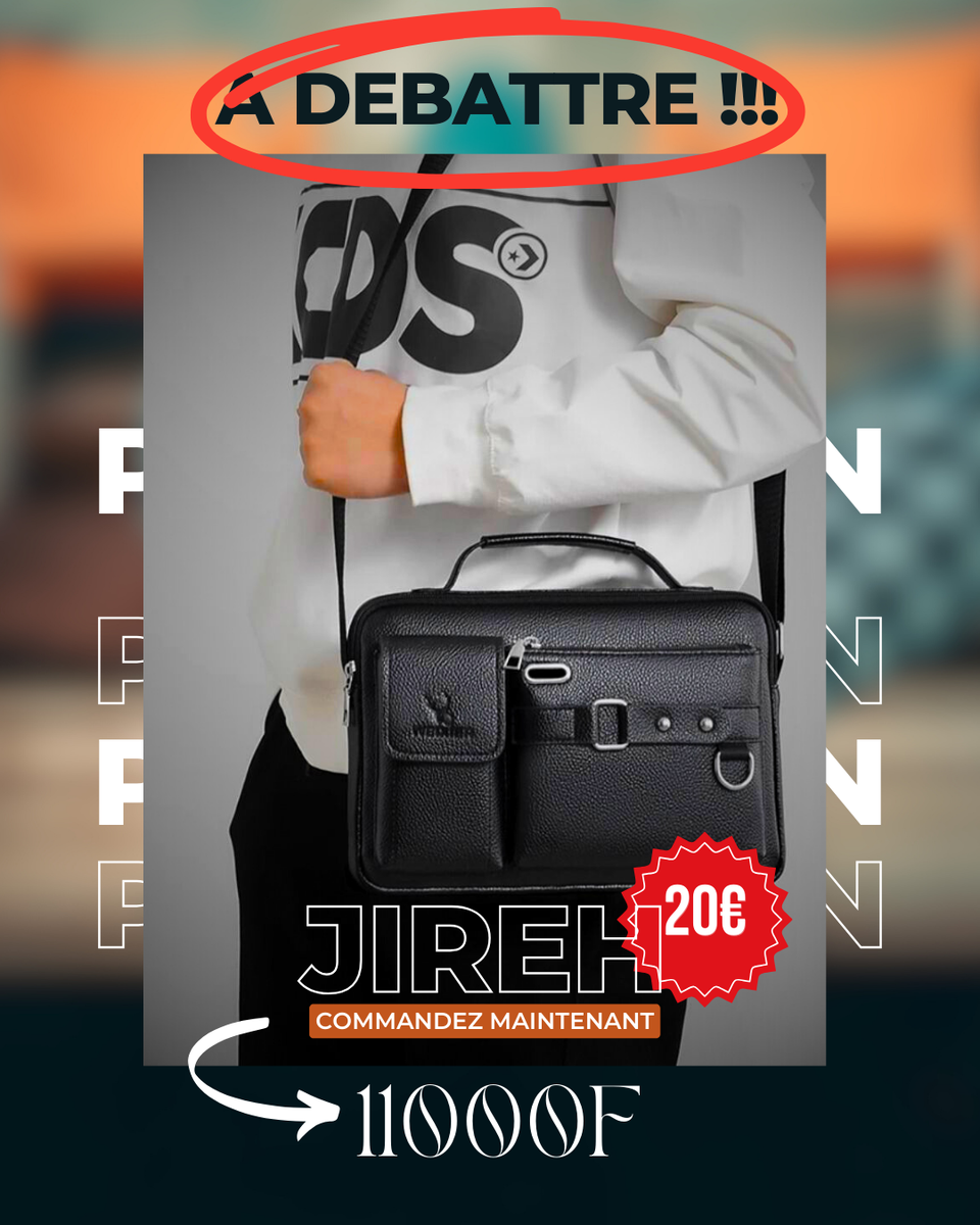 Sacoche en cuir élégante