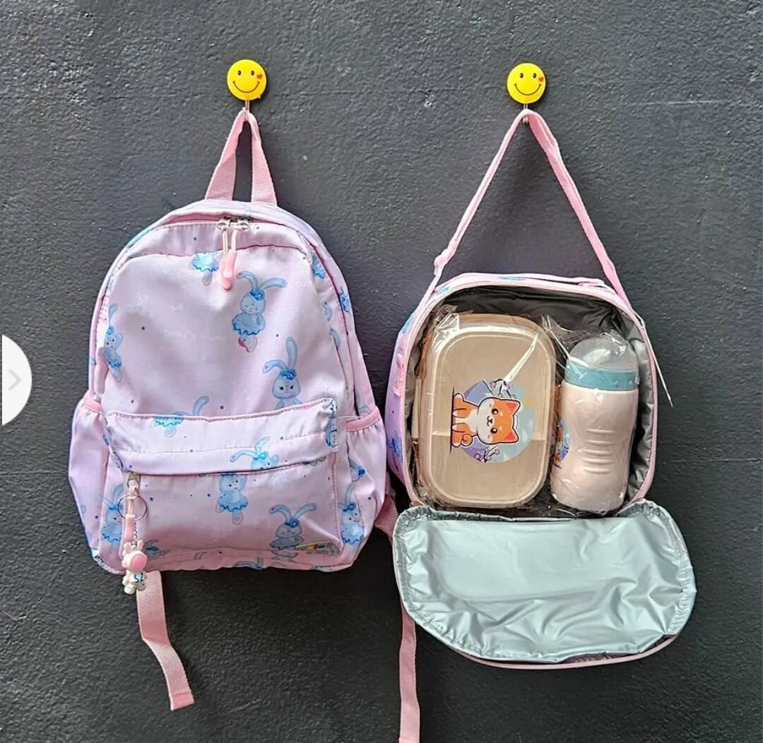 Sac à dos et boîte à goûter