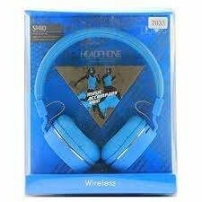 Casque Bluetooth Sans Fil Bleu