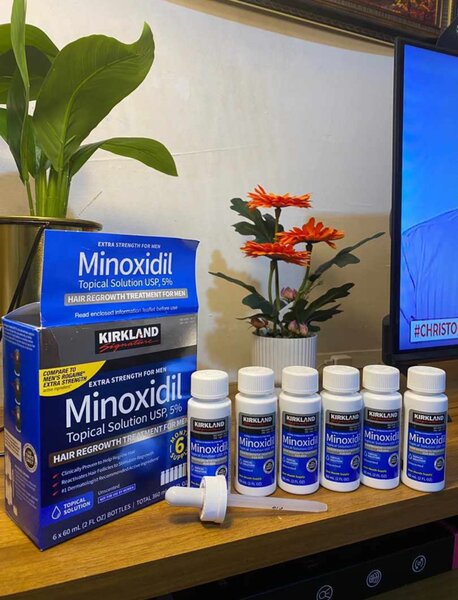 Kirkland Minoxidil and Derma Roller