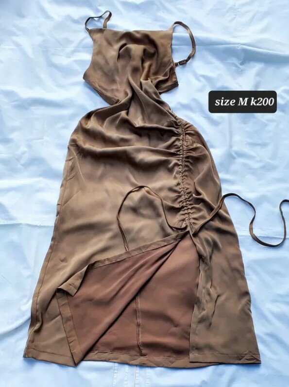 Stylish women's dress brown