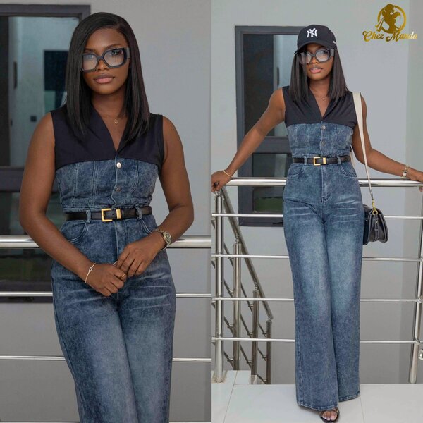 Combinaison en denim élégante