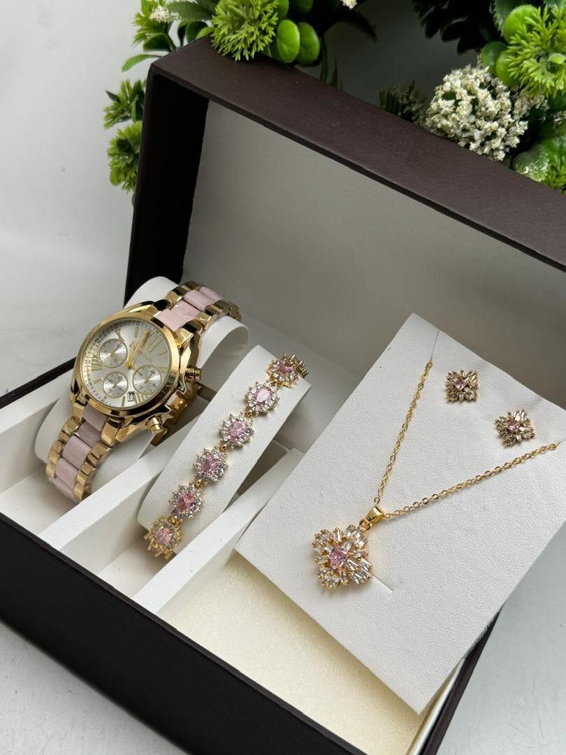 Watch set for ladies