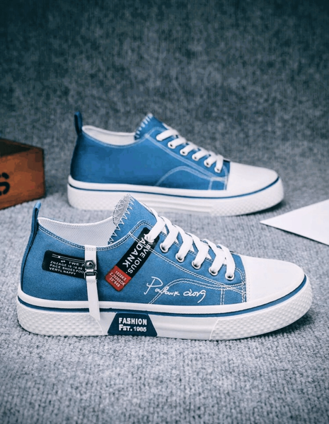 Baskets en toile tendance