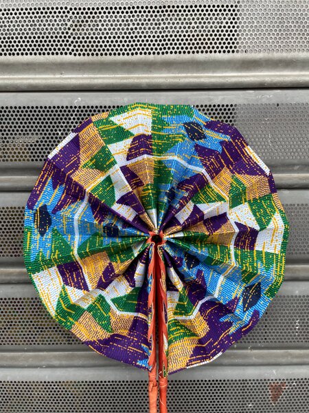 Éventail Africain Pliable