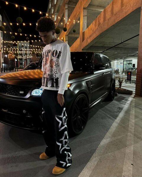 Pantalons streetwear étoile