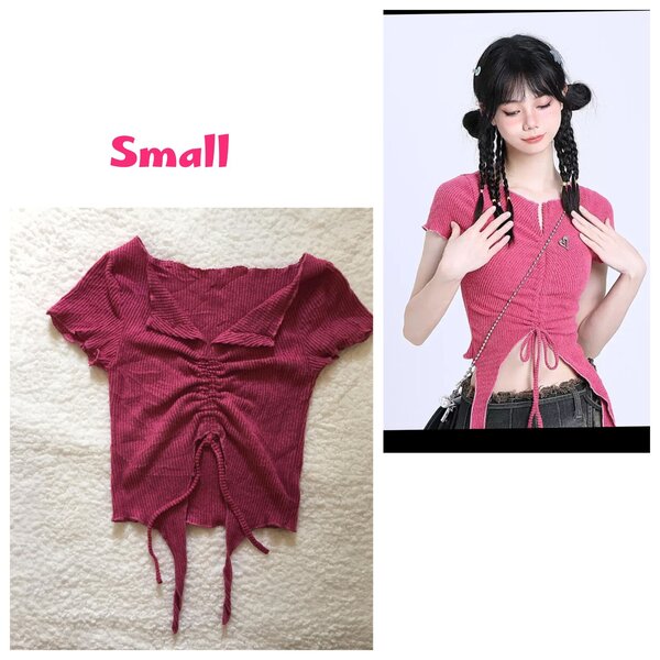 Salaula crop tops and tops