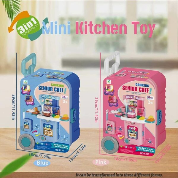 Cuisine jouet 3-en-1 Mini Chef