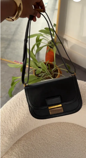 Keith Black Crossbody Bag