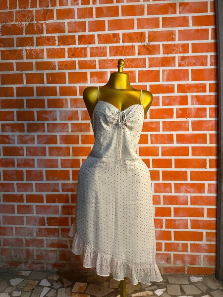 Robe d'été légère à pois
