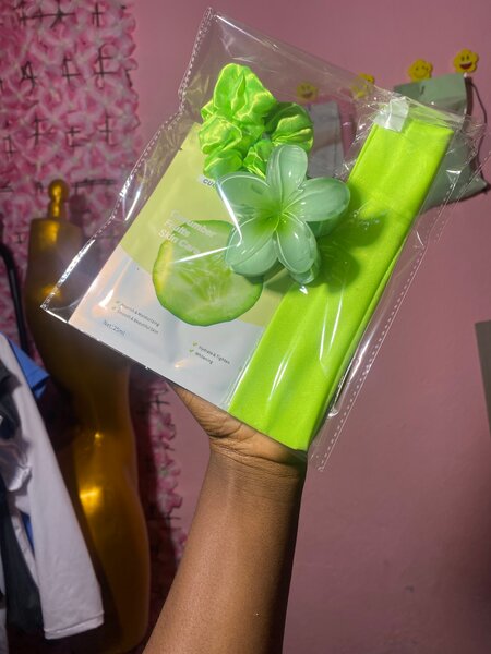 Bandeau et Masque Concombre